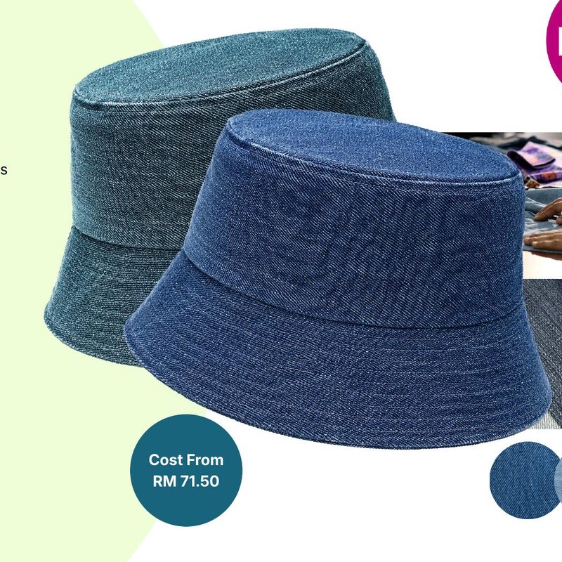 Upcycled Denim Bucket Hat