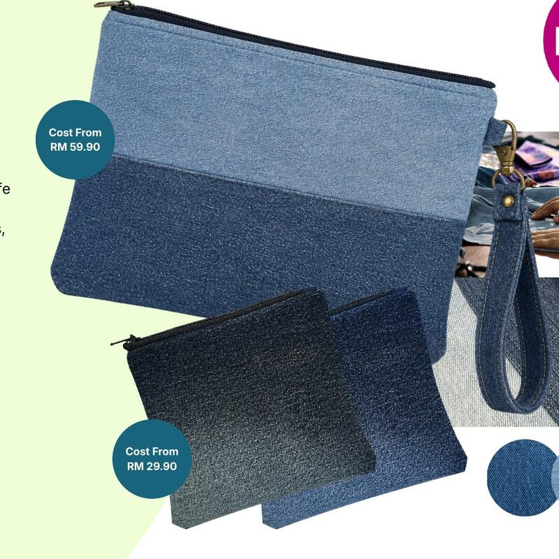 Upcycled Denim Pouch