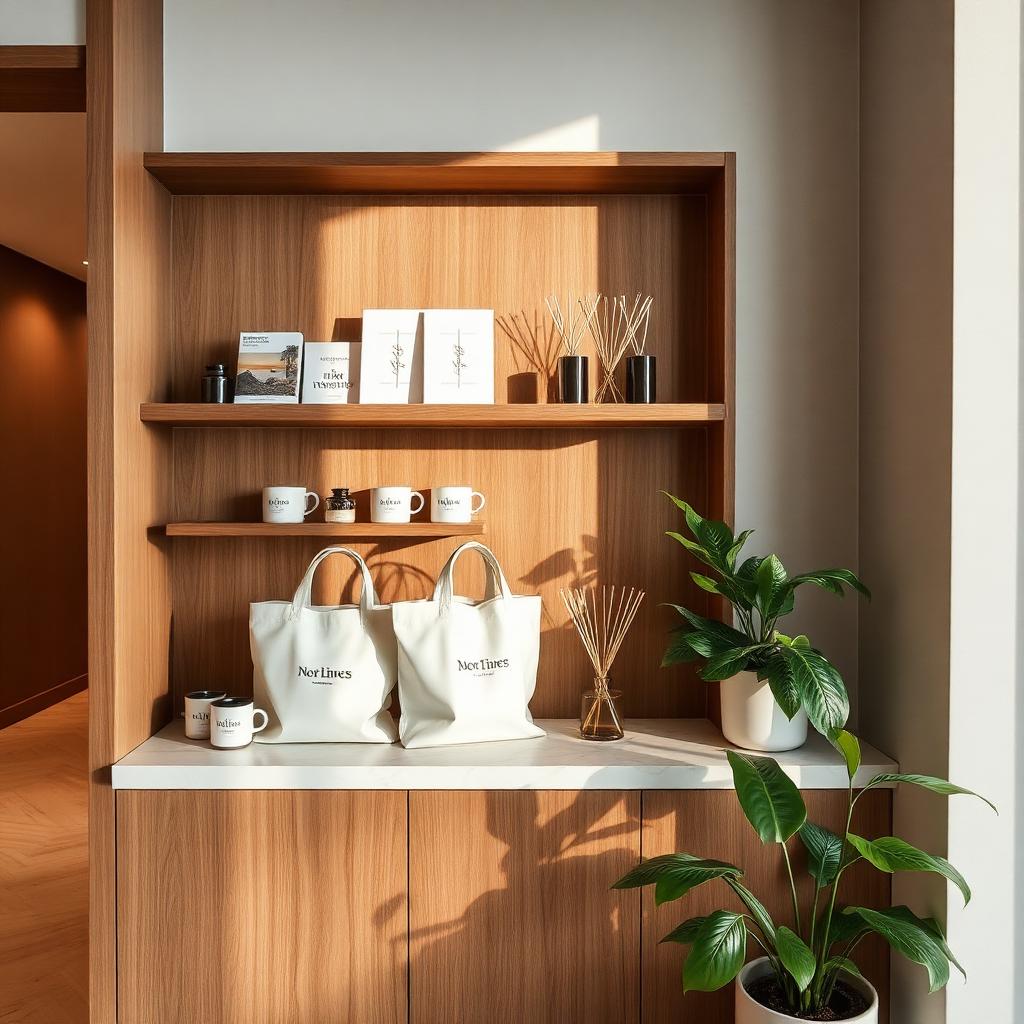 Boutique hotel / homestay merchandise corner