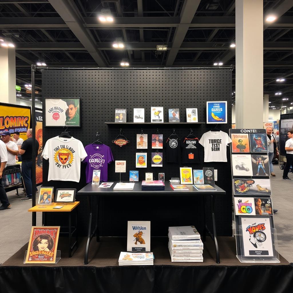 Event & festival booth merchandise corner